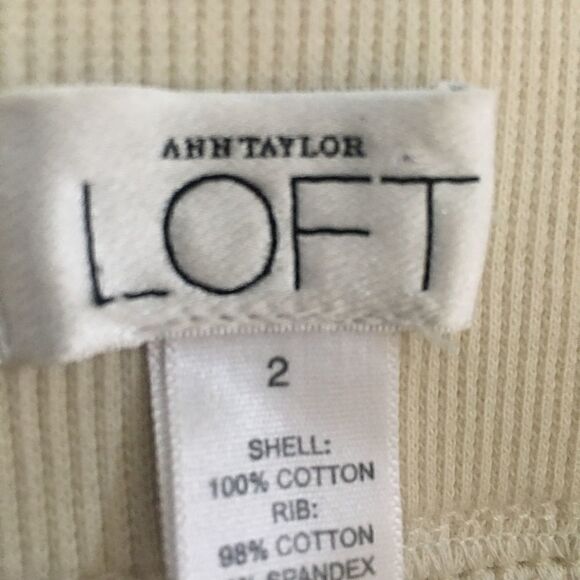 Loft Khaki Utility Skirt Size 2 - Picture 3 of 3